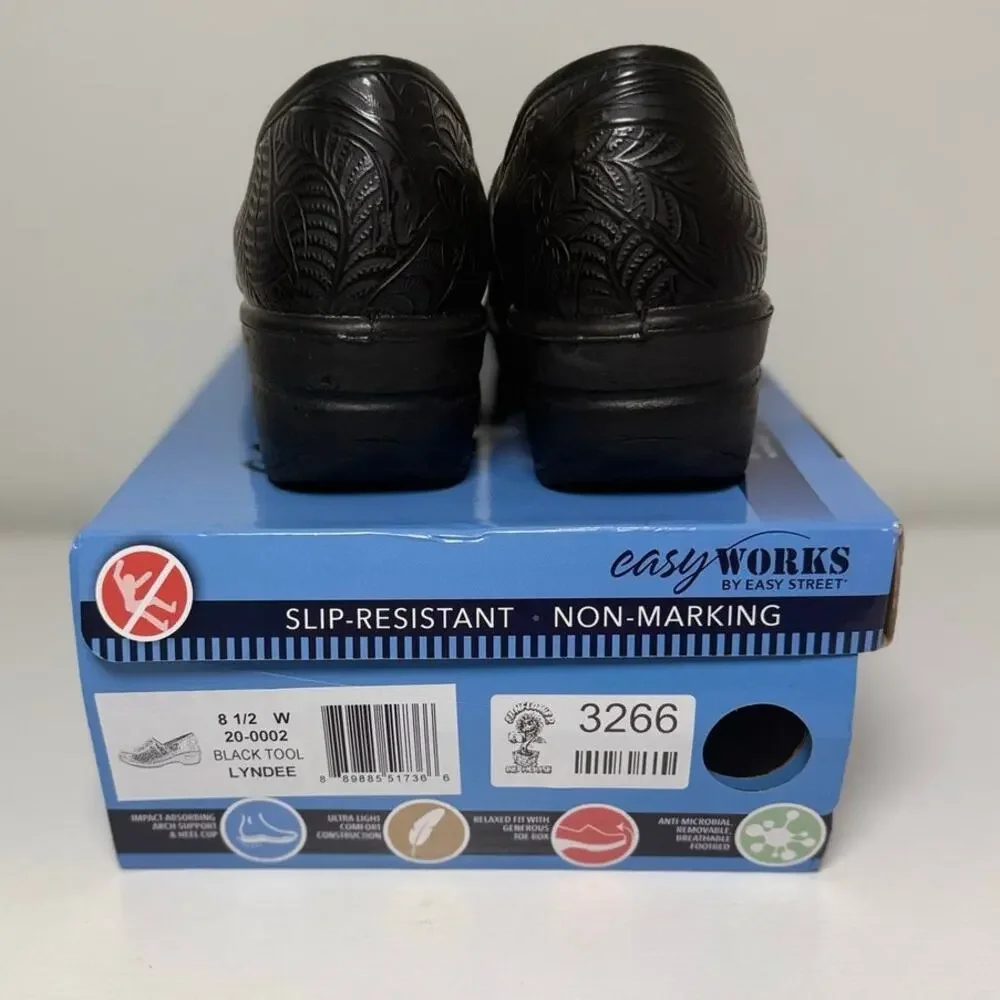 Easy Works by Easy Street Lyndee Women's Work Shoes Size 8.5 NIB